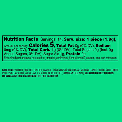 Wrigleys Orbit Sweet Mint Sugarfree Chewing Gum 14 Piece Pack Box Of 12 Packs