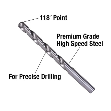 Century Drill & Tool 11613 Letter Gauge Drill Bit, Size M