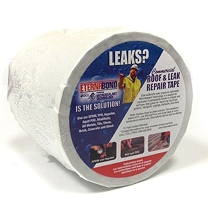 White Eternabond Mobile Home RV Rubber Roof Repair