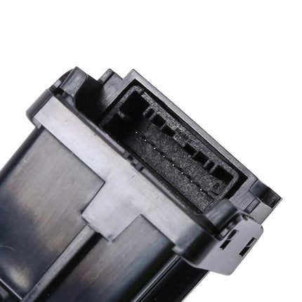 GM Genuine Parts 84204829 Interruptor de función accesoria de la consola de suelo del lado del conductor, color negro azabache