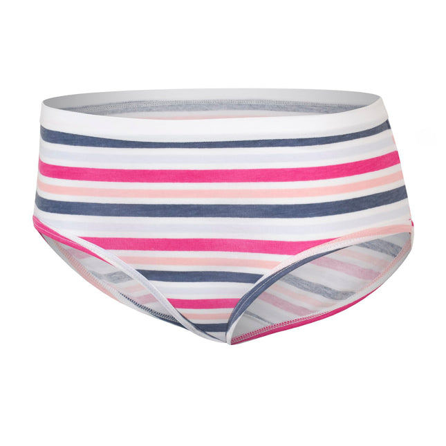 Hanes Culottes, Coton Extensible, pour Filles, Assorties, Paquet de 12, Rose, Bleu Sarcelle, Bleu Marine, Imprimés Floraux, Imprimé Rayé, 16