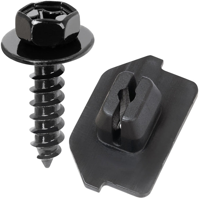 OAUTOO 20pcs M6-2.5 x 25mm Hex Screw with Grommet 