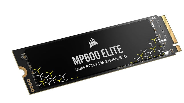 Corsair MP600 ELITE 1TB M.2 PCIe Gen4 x4 NVMe SSD – M.2 2280 – Up to 7,000MB/sec Sequential Read – High-Density 3D TLC NAND – Black