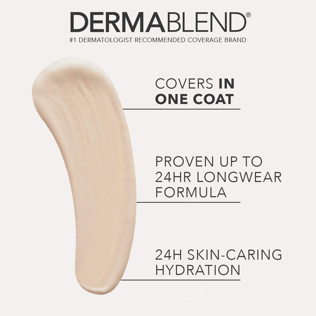 Dermablend Cover Care Full Coverage Concealer - Provides 1 Coat Coverage - Waterproof And Transfer Resistant - Covers A Variety Of Skin Blemishes - 24 Hour Hydration - Long Lasting - 23N - 10 ML