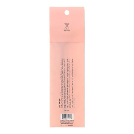 e.l.f. Fan Brush, Powder & Contour Makeup Brush, Unique Fan Shape Blends For A Flawless Finish, Soft & Absorbent, Vegan & Cruelty-Free
