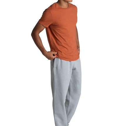 Fruit of the Loom Eversoft Fleece Elastic Bottom Sweatpants with Pockets, Relaxed Fit, Moisture Wicking, Breathable, Mineral Grey Heather, XL