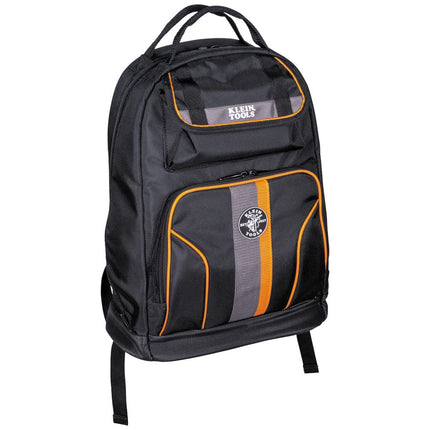 Klein Tools 55475 Tool Bag Backpack, Heavy Duty Tradesman Pro Tool Organizer/Tool Carrier with 35 Pockets for Hand Tools and Gear