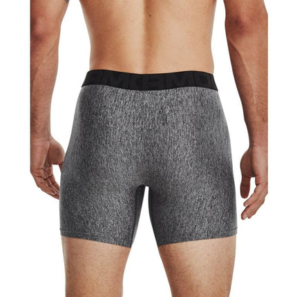 Under Armour Mens Tech 6-inch Boxerjock 1-Pack, (017) Jet Gray Medium Heather / / Black, X-Small