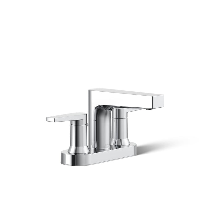 KOHLER 97031-4-CP Taut Centerset Bathroom Sink Fau