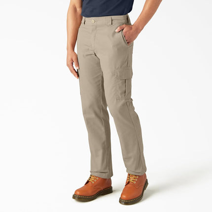 Dickies Men's Flex Regular Fit Cargo Pants, Desert Sand, 42W x 30L