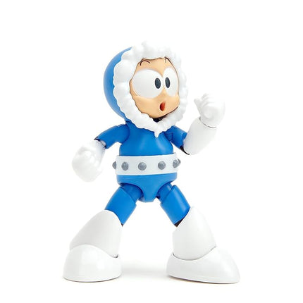 Jada Mega Man 6" Ice Man Action Figure, Toys for Kids and Adults, Blue