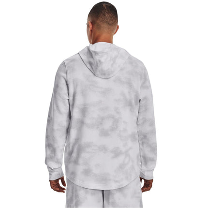 Sudadera con capucha Under Armour UA Rival Terry Novelty - 1377185-100 - Blanco/Gris niebla/Negro - L