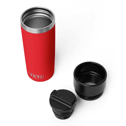 YETI Rambler 16 oz Travel Bottle, Stainless Steel, Vacuum Insulated with Leakproof Commuter Cap, Rescue Red