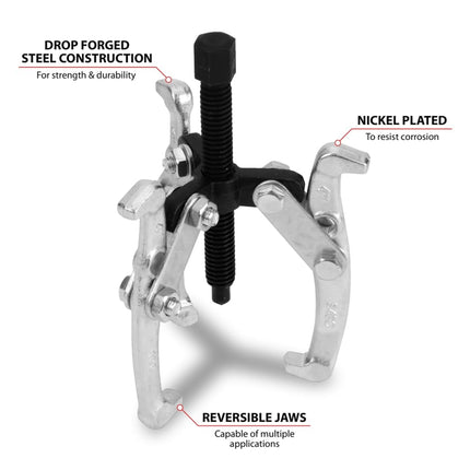 Performance Tool W136P 4-Inch 3 Jaw Gear Puller