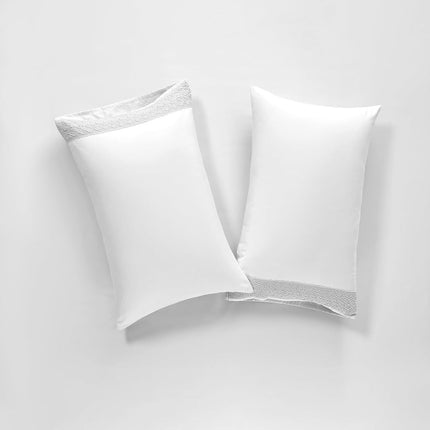 Modern Threads Pacific Coast Textiles 3 PIECE CROCHET LACE MICROFIBER SHEET SET WHITE TWIN, Microfibre
