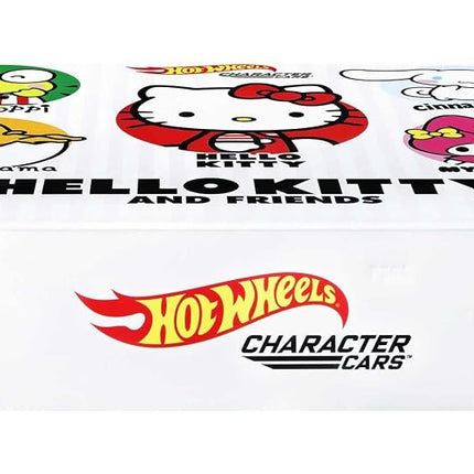 Hot Wheels Hello Kitty and Friends DieCast CHARACTER CARS Set of 5 Car Models - Keroppi Gudetama Cinnamoroll My Melody - Scale 1:64 - Length 5 cm