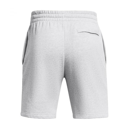 Under Armour UA Rival Fleece Shorts - Mod Gray Light Heather / / White - SM