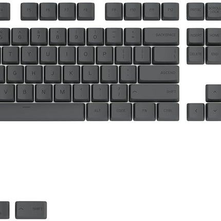 GLORIOUS GPBT Keycaps Cherry Profile (Black Ash)