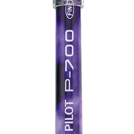 Pilot Precise P-700 Gel Ink Rolling Ball Pens, Fine Point, Purple Ink, Dozen Box (38621)