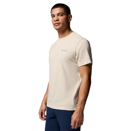 Columbia Men's Thistletown Hills Short Sleeve, Ancient Fossil Heather, 6X Big