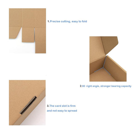 Blue Shipping Packaging MEIANJU Hard Corrugated Cardboard Shipping L6xW6xH2 Boxs Gift Wrap Box for Bridesmaid Proposal,Christmas,Anniversary with Lids Anti-Impact Suitable E-Commerce Packaging