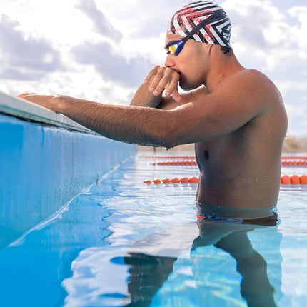 ARENA Cobra Core Swipe Mirror Racing Violet Coral Men's Swimming Goggles