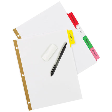 Avery Big Tab Write & Erase Dividers, 5 Multicolor Tabs, Case Pack of 48 Sets (23076)