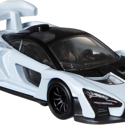 Hot Wheels Die Cast Modell McLAREN Senna - 1:64 Scale, Length 7 cm Premium Real Riders GRJ78