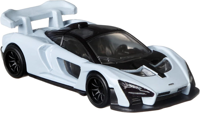 Hot Wheels Die Cast Modell McLAREN Senna - 1:64 Scale, Length 7 cm Premium Real Riders GRJ78