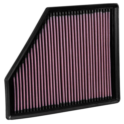 K&N Engine Air Filter: High Performance, Premium, Washable, Replacement Filter: Compatible with 2016-2019 Chevy Camaro (SS, ZL1) V8, 33-5047