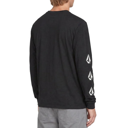 Volcom Men's Deadly Stones Long Sleeve T-Shirt, Black-New, XXL