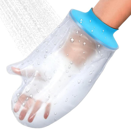Asunby Protectores Impermeables para Escayolas de Mano para Ducha, Baño, Adultos, Muñeca, Protector de Heridas a Prueba de Agua, Fundas Reutilizables para Vendajes, para Mano Rota, Muñeca, Dedos, Quemaduras Postoperatorias