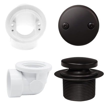Westbrass Tip Toe SCH. 40 PVC Plumber's Pack with 