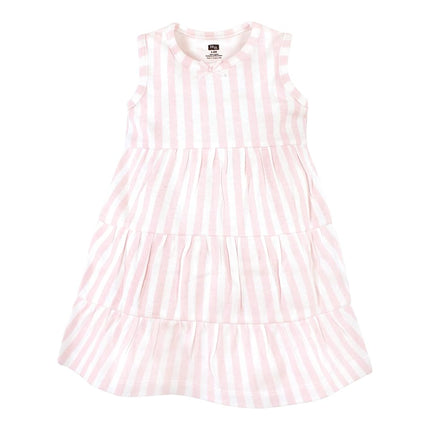 Hudson Baby Baby Girls' Cotton Dresses, Pink Navy Floral, 2T