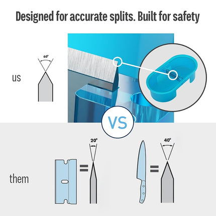 EQUADOSE The Pill Cutter V2. A New Kind of Pill Splitter with Double Stainless Steel Blades and a Centering Device. Great for Cutting Tablets for You and Your Pet.