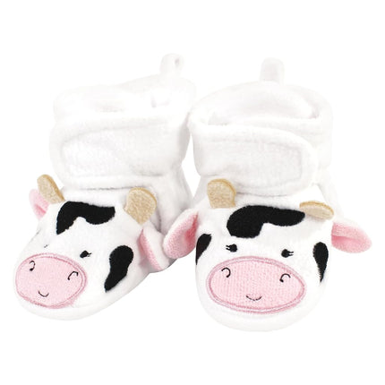 Hudson Baby botines de lana suave para bebé, vaca y cerdo, 2 T (talla de niño)