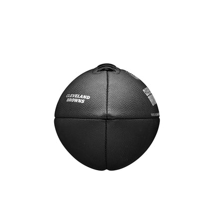 WILSON NFL Team Metallic Premiere Football - Official Size, Cleveland Browns