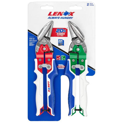 LENOX Tools Pliers, Offset Left and Right, with Durable Grip, 2 Pack (LXHT14348)
