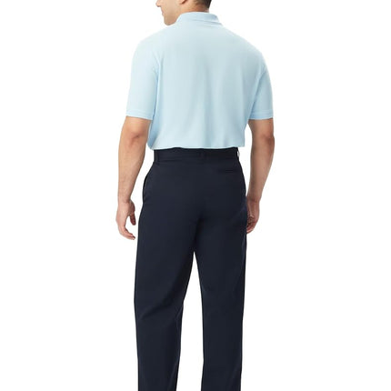 French Toast Young Men's Relaxed Fit Twill Pant, Navy, 38Wx34L