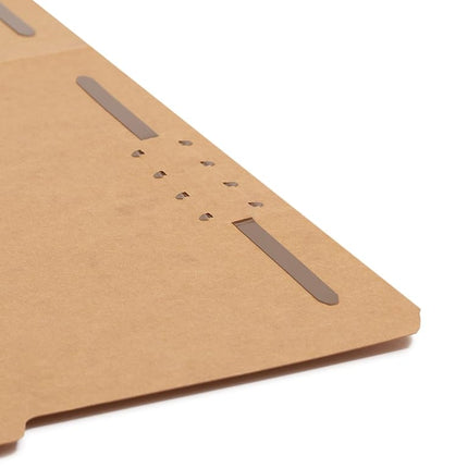 Smead Fastener File Folder, 2 Fasteners, 2/5-Cut Tab Right of Center Position, Letter Size, Kraft, 50 per Box (14882)