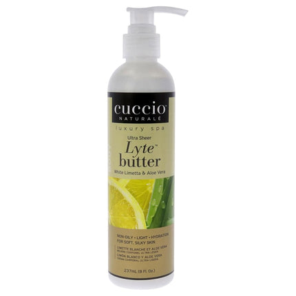 Cuccio White Limetta & Aloe Vera Lyte Body Butter 