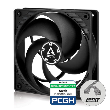 ARCTIC P12 PWM PST - PC Fan, 120mm Fan, PC Case Fa