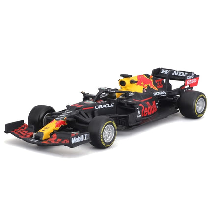 Bburago Formula 1 F1 Red Bull Racing 4-Pack Set - Verstappen - 1:43 Scale - Incredibly Detaield Die-Cast Collectible Replica Race Car Model
