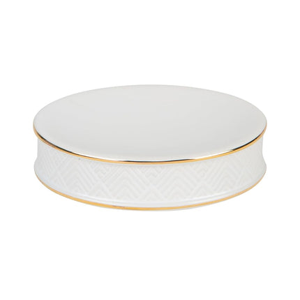 Jabonera de cerámica en relieve Elle Décor