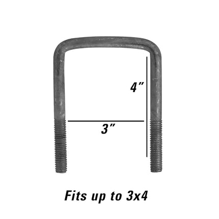 Extreme Max 3006.6812 Galvanized Trailer Tongue Step - Double