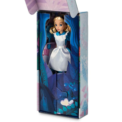 Disney Store - Official Princess (Alice) 11" Classic Doll Includes Brush with Contoured Details, Fully Jointed Toy in Classic Dress, Princess Toys for