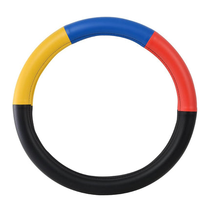GG Grand General 54029 Half black w/yellow, blue and red Steerling Wheel Cover