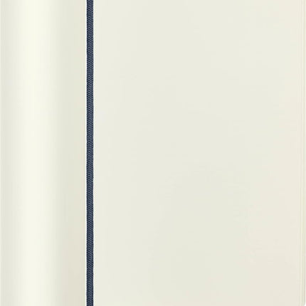 Moleskine - Classic Notebook Expanded, Plain Notebook, Soft Cover and Elastic Closure, Size Large 13 x 21 cm, Colour Sapphire Blue, 400 Pages
