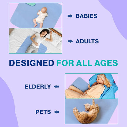 Waterproof Bed Protector Pads - Washable and Reusable 34x36 Mattress Pad - Pack of 1 Absorbent Incontinence Pads for Pets, Kids, Adults and Elderly - Bedwetting Protection Pads for Mattresses, Floor