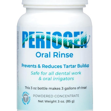 Periogen -El único producto en el mundo clínicamente probado para reducir progresivamente la acumulación de sarro dental que es la causa de las encías rojas, doloridas o sangrantes.